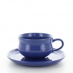 Tasse et sous-tasse Bleue